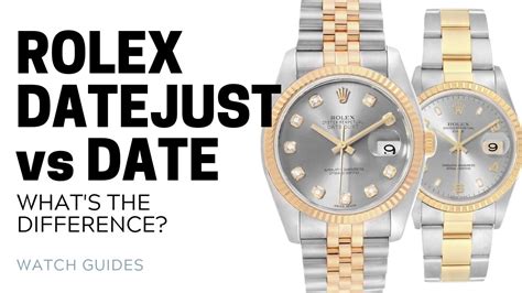 datejust vs rolex date